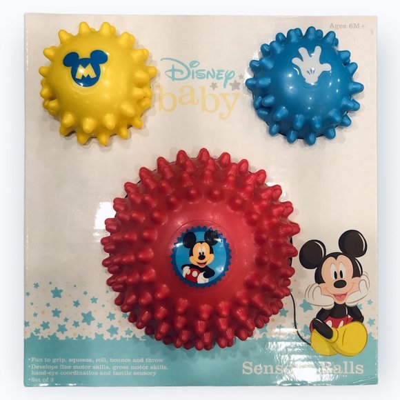 NEW - Disney Baby Sensory Balls Mickey Mouse Ages 6M+ - Picture 1 of 1